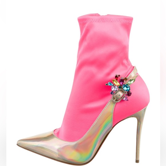 Christian Louboutin Shoes - Christian Louboutin Patent Leather Booties